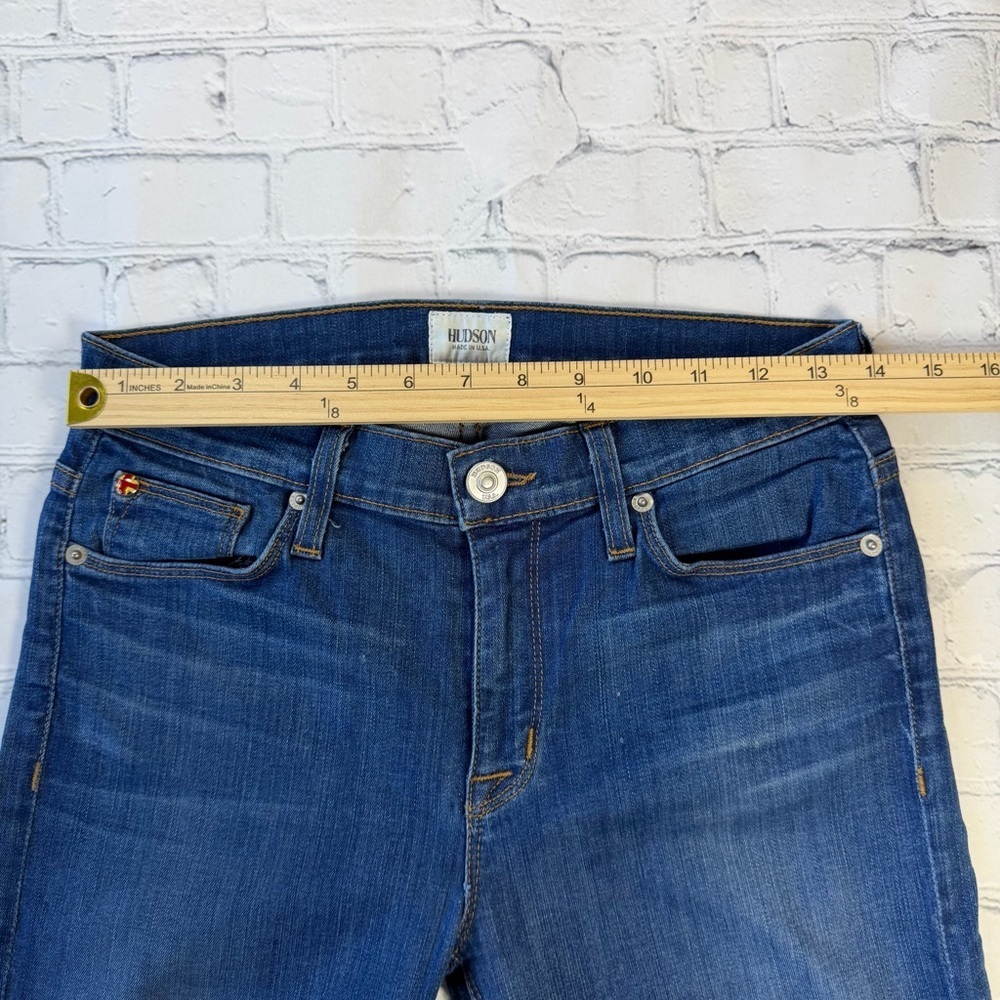 Hudson Jeans Dark Blue Tilda Mid Rise Cigarette Jeans size 26 - Picture 4 of 12
